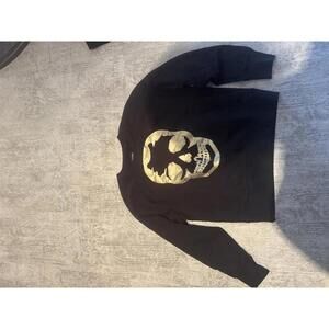 Zadig and Voltaire Women’s Sweatshirt with Gold Skull sz XS